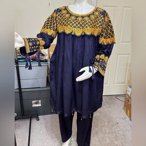 Brand new stylish linen 2piece dress/ short dress / 2piece peplum dress